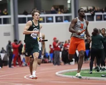 Noah Sage at the 2022 Big Ten Indoor Championships