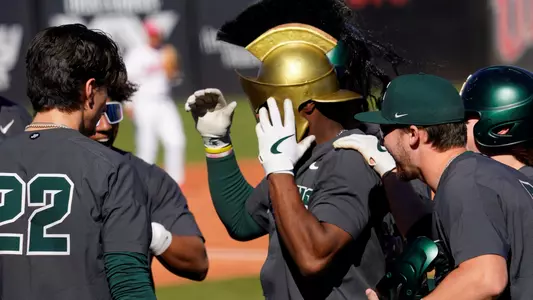 Zaid Walker and Spartan helmet at UNLV 2022