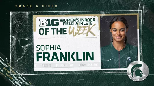 Sophia Franklin B1G Women's Indoor Field Athlete of the Week 2.9