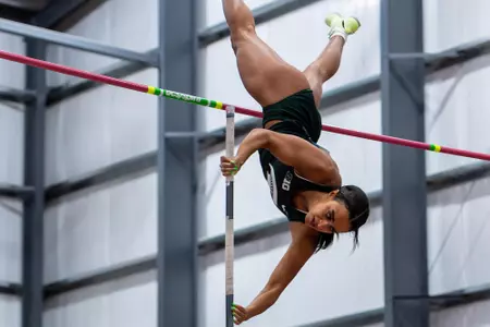 Sophia Franklin at the 2022 Big Ten Indoor Championships