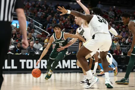 Max Christie at the 2022 Big Ten Tournament vs. Purdue