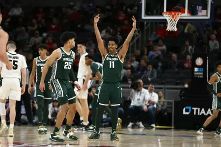 A.J. Hoggard at the 2022 Big Ten Tournament vs. Purdue