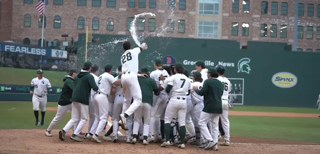 Walk off celebration Greenville vs Cincinnati