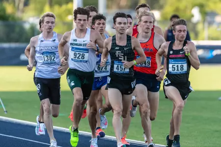 John Petruno at the 2021 NCAA Outdoor East Preliminary Round