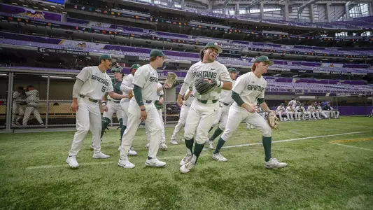 Team taking field Cambria Classic Minnesota