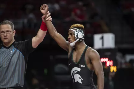 Rayvon Foley at 2022 Big Ten Championships on March 5