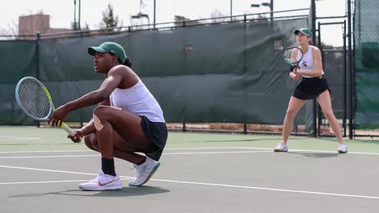 Mary Lewis and Maja Pietrowicz vs. Illinois on April 24, 2022