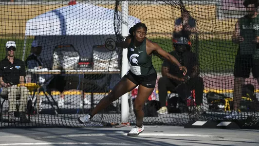 Quiara Wheeler at the 2022 Big Ten Outdoor Championships