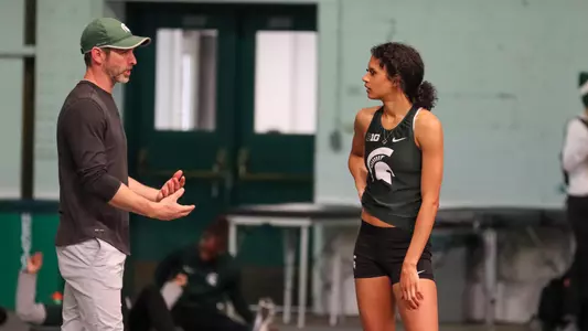 Day'Anna Marr and Ceith Creekmur at the 2022 Spartan Invite