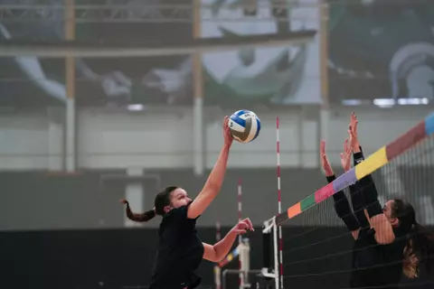 Kaya Hood, volleyball, 2023, practicec