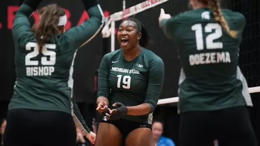Amani McArthur, volleyball, 2023, at Rutgers