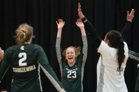 Cameron Berger, volleyball, 2023, at Rutgers