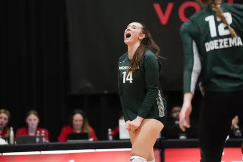 Taylah Holdem, volleyball, 2023, at Rutgers