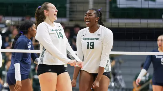 Holdem and McArthur, volleyball, 2023