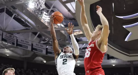 Spartans Fall to Wisconsin in Big Ten Opener, 70-57 Image