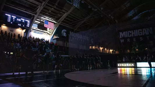 Wrestling National Anthem vs. Michigan