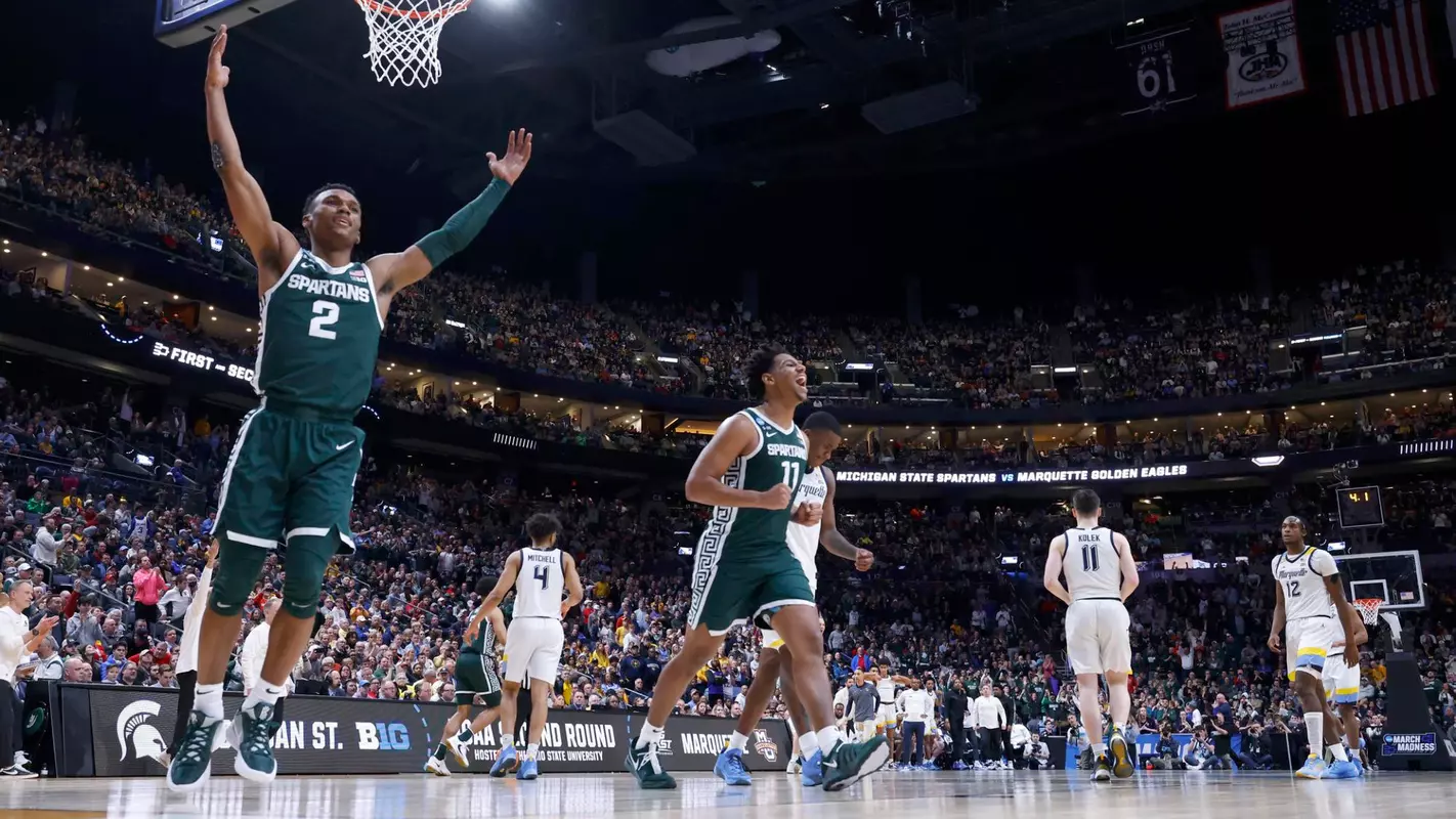 NCAA Basketball: NCAA Tournament Second Round-Michigan State vs Marquette