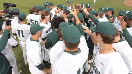 Team huddle at Greenville
