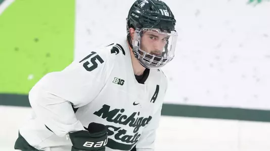 EAST LANSING, MI - JANUARY 13: Penn St V Michigan State Hockey