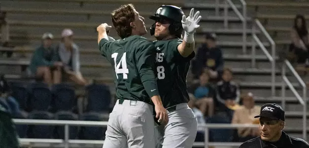 Mitch Jebb, Brock Vradenburg celebrate HR at Notre Dame