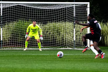 Zac Kelly, RS sophomore goalkeeper
(Photo by Jack Moreland/WDBM Sports/Michigan State University)