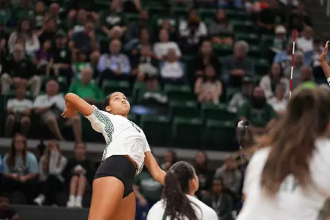 Aliyah Moore, volleyball, 2023, UNC