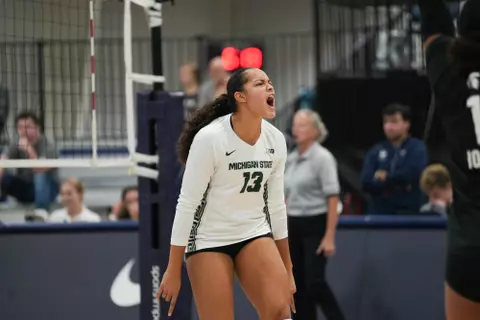 Aliyah Moore, volleyball, 2023, Brown