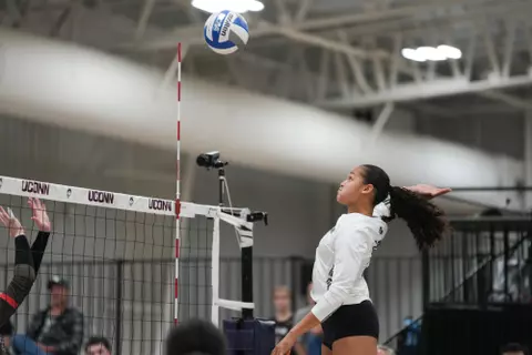 Aliyah Moore, volleyball, 2023, Brown