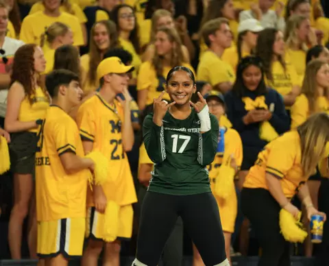 Jayhlin Swain, volleyball, 2023, Michigan