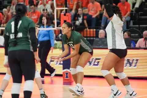 Aliyah Moore, volleyball, 2023, Illinois