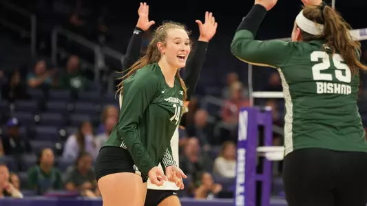 Taylah Holdem, volleyball, 2023, Northwestern