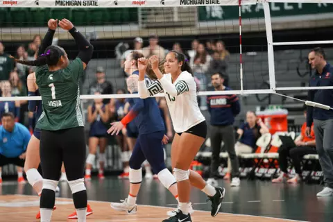 Aliyah Moore, volleyball, action, 2024