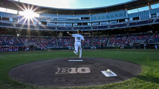 Joseph Dzierwa at 2023 B1G Tournament