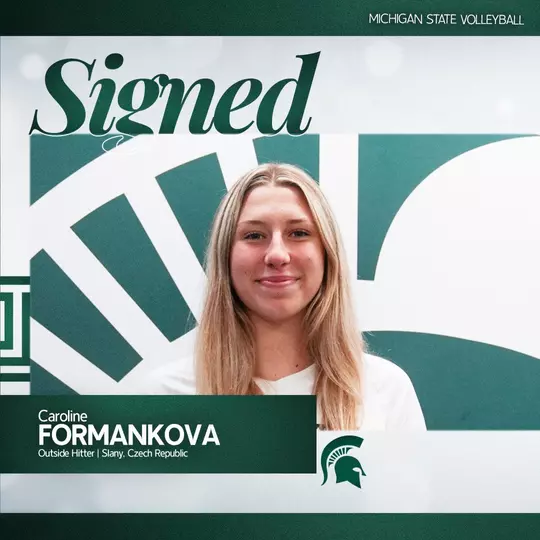 Caroline Formankova, signing day, 2024, volleyball