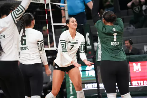 Taylor Preston, volleyball, 2024, action