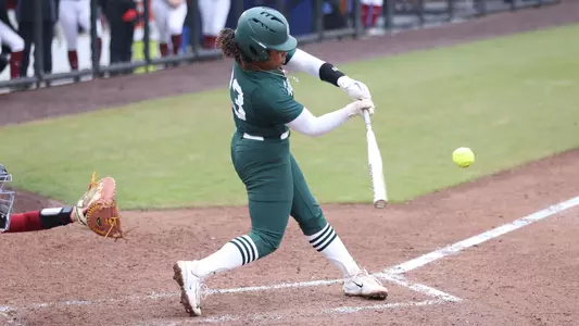 Durham, NC – Feb 23: NCAA Softball - Michigan State vs Elon at Duke Softball Stadium in Durham, NC on February 23, 2024. (Credit: Andy Mead/YCJ)