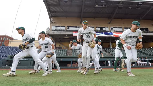 Team taking field at Greenville