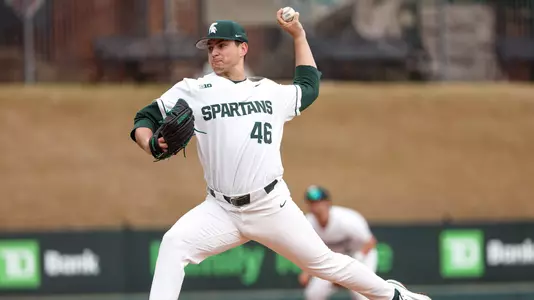 Nick Powers action vs WMU at Fluor Field Greenville