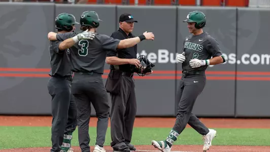 Dillon Kark HR celebration at Ohio State