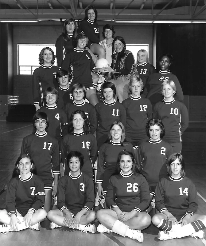 1974 Volleyball Varsity Team Photo
