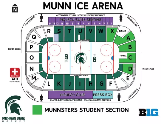 2024 Munnsters Student Sections