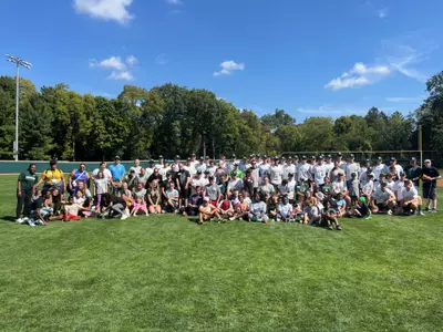 2024 Beautiful Lives Project Field of Dreams event group photo