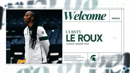 Cursty Le Roux, volleyball, assistant coach, new hire
