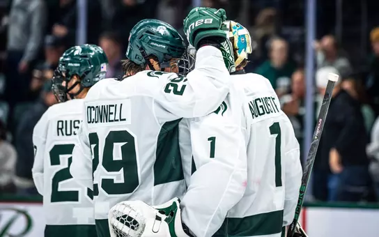 Gavin O'Connell and Trey Augustine, action, hockey, 2025-26