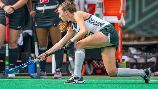 Carmen Maudlin, field hockey, 2025, action