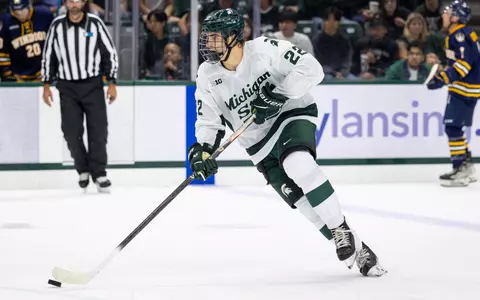 Porter Martone, ice hockey, 2025, action