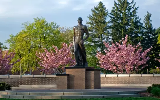 Sparty statue