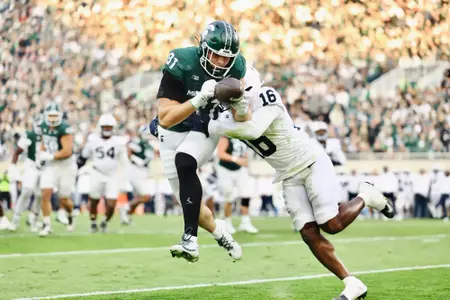 Michael Masunas action vs Penn State