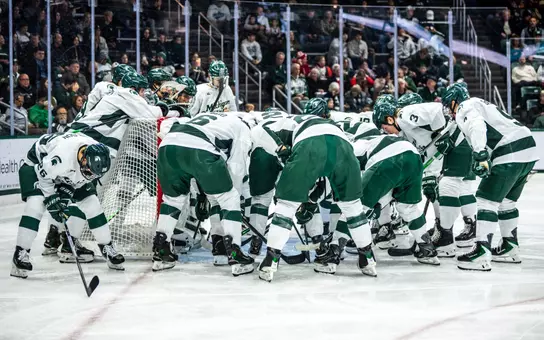 Hockey Pre-Game Huddle, 2025-26, action, hockey