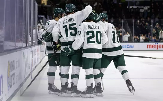 Hockey, celebration, huddle, 2025-26, action